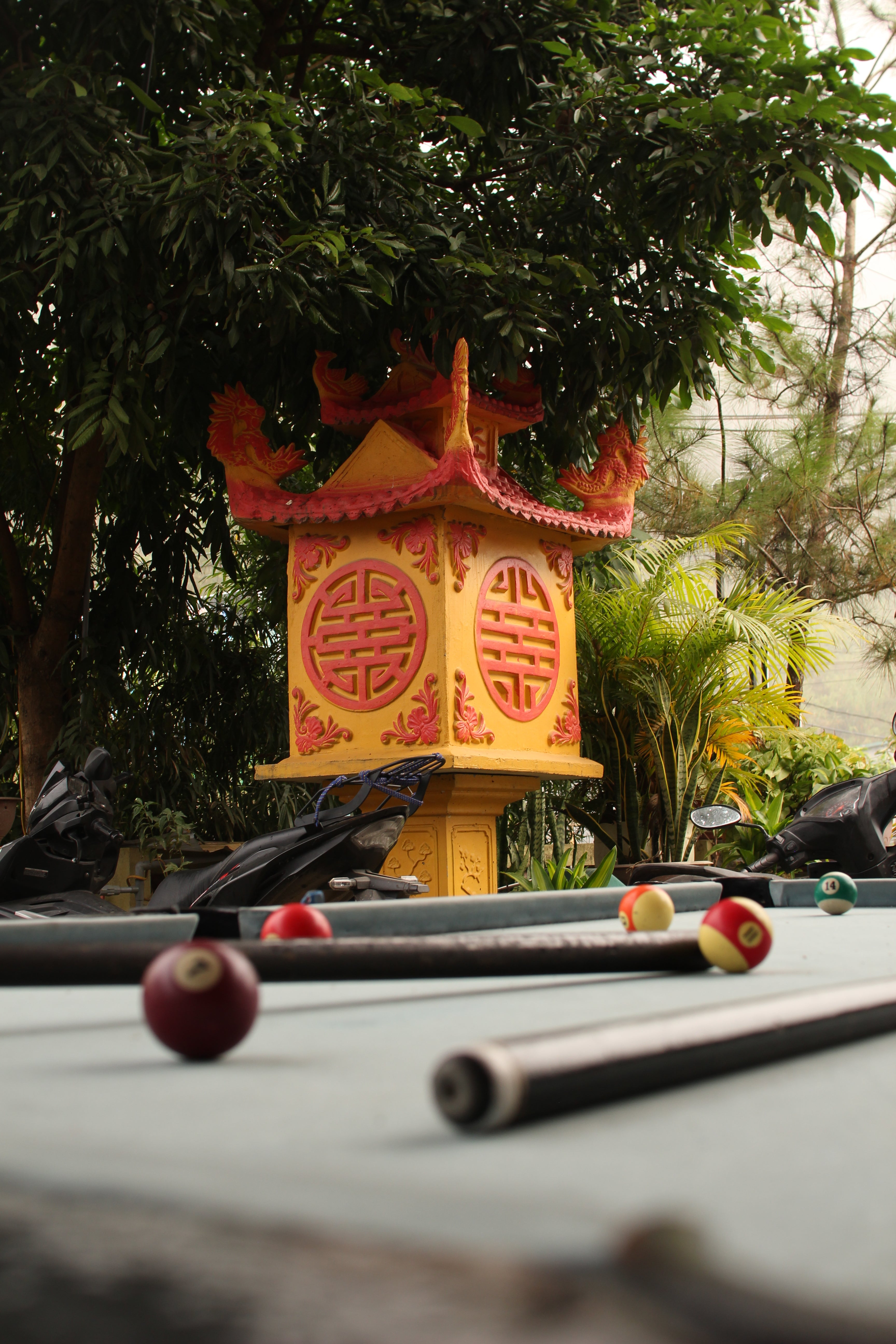 The game of a lifetime - Vietnam pool table photography print